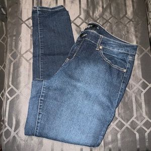 Dark blue skinny jeans
